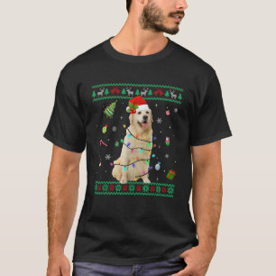 T-shirt Chien Retriever Doré Pull de Noël Ugly Sweater Lum