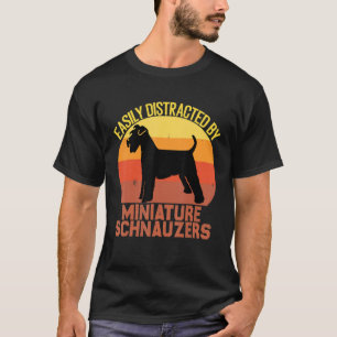 T-shirt Chien RÉTRO Mignon Facilement Distrait Par Sc Mini