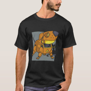 T-shirt chien robot chat steampunk