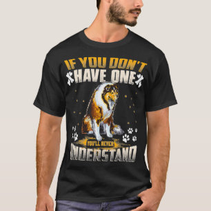 T-shirt Chien Rough Collie Lover Don Vous Ne Comprenez Jam