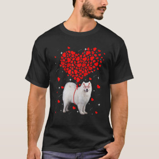 T-shirt Chien Samoyède Drôle Saint-Valentin Animal De Comp