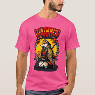 T-shirt Chien Samurai - Chiens guerriers
