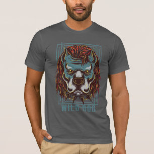 T-shirt Chien sauvage