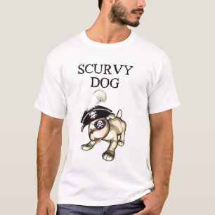 T-shirt Chien Scurvy
