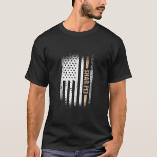 T-shirt Chien Shar Pei Us Débardeur Drapeau