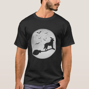 T-shirt Chien Sorcière Pleine lune allemande Berger Chien