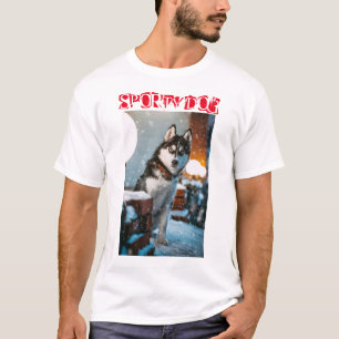 T-shirt chien sportif