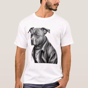 T-shirt Chien taureau