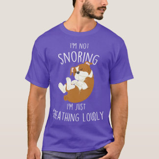 T-shirt Chien-taureau anglais ne ronflant pas Chien 1