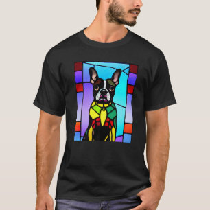 T-shirt Chien-taureau français - Coloré Pop Art Pr