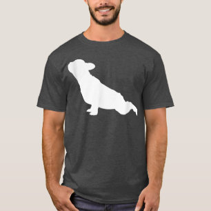 T-shirt Chien-taureau français faisant du yoga T