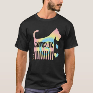 T-shirt Chien toiletteur toiletteur marionnette peigne cis