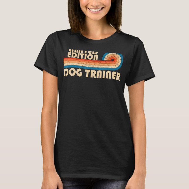T-shirt CHIEN TRAINER Funny Job Title Profession Anniversa (Devant)