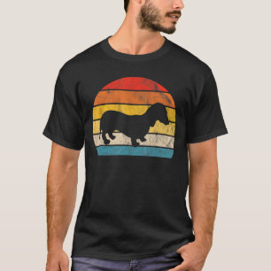 T-shirt Chien vintage Dachshund Retro Wiener
