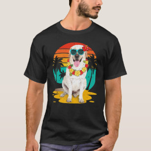 T-shirt Chien vintage du Labrador portant des lunettes de 