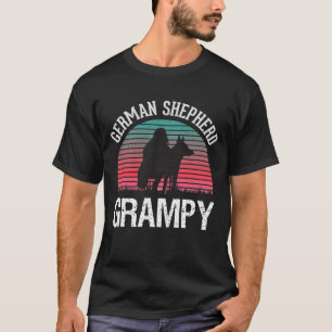 T-shirt Chien Vintage GRAMPY GRAMPY allemand Shepherd