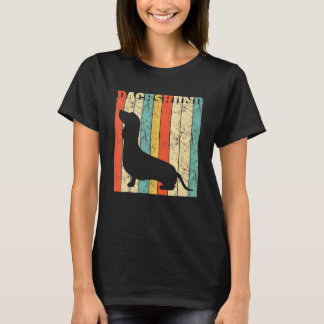 T-shirt Chien Vintage rétro Dachshund