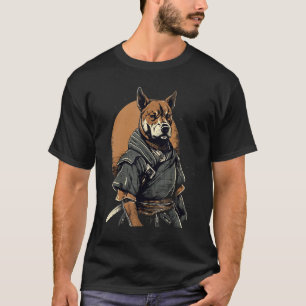 T-shirt Chien vintage Samurai Black Mouth Cur Chien