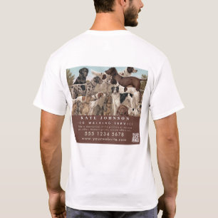 T-shirt Chien Walker Animaux assis Soin animal professionn