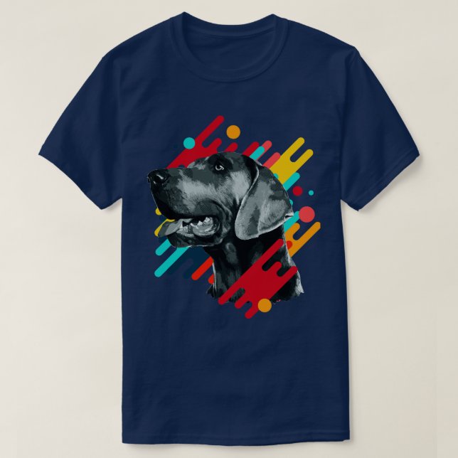 T-shirt Chien Weimaraner 1 (Design devant)