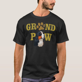 T-shirt Chiens 365 Bernese Mountain Paw Grandpaw Grandpa C