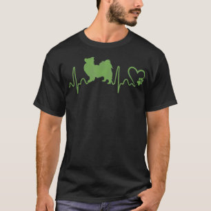 T-shirt Chiens 365 Heartbeat Papillon Chien Secours Animau