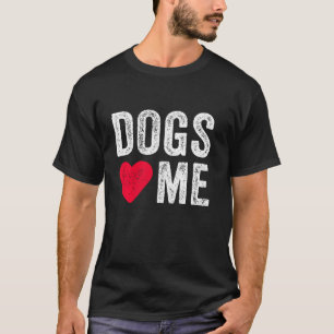 T-shirt Chiens Aimez-moi Coeur Propriétaire de animal de c