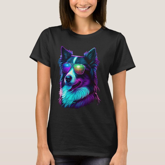 T-shirt Chiens Border Collies Border Collies (Devant)