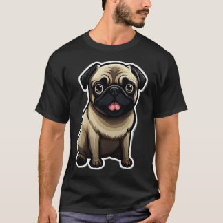 T-shirt Chiens Carlins mignons Chiens Carlins 3