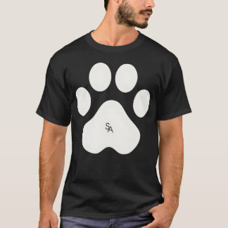 T-shirt Chiens Chats ANIMAUX PATES IMPRIMÉ DRÔLE drôle