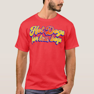 T-shirt Chiens Chauds Pour Tea Boys Twin Town