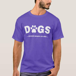T-shirt Chiens Chien Aimer amis vintage