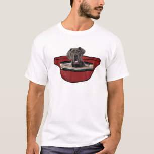 T-shirt Chiens De Conception De Mini Poche Amoureux de les