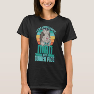 T-shirt Chiens De Guinée Rodent Mignet Animal De Compagnie