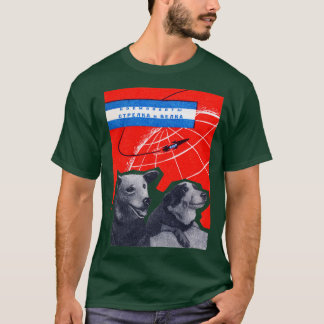T-shirt Chiens de l'espace Strelka et Belka 1960