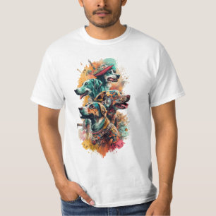 T-shirt Chiens de mafia siciliens incroyablement beaux