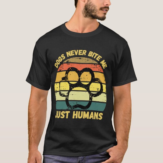 T-shirt Chiens De Mème Poméraniens Ne Me Bite Jamais Juste (Devant)