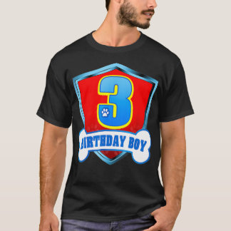 T-shirt Chiens de patrouille âgés de 3 ans