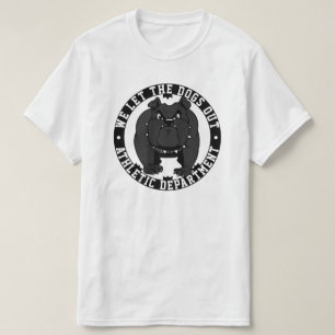 T-shirt Chiens De Sport Nous Laissons Les Chiens Sortir Ma