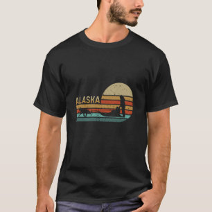 T-shirt Chiens de Traîneau d'Alaska Mushing Malamute d'Ala