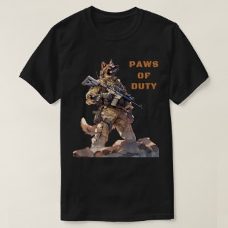 T-shirt Chiens de travail militaires K9