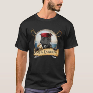 T-shirt Chiens Des Caraïbes - Joli Noir-Américain Bully