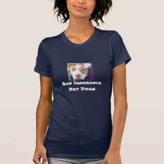 T-shirt Chiens d'ignorance d'interdiction pas