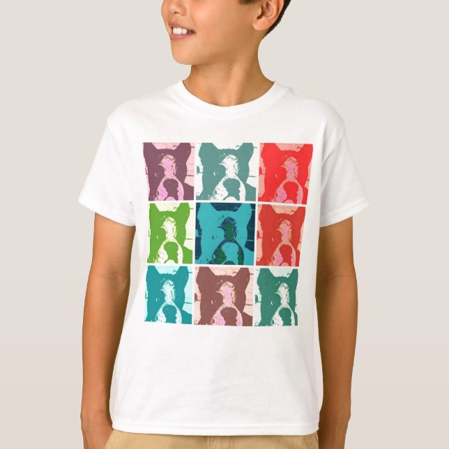T-shirt Chiens en boîte (Devant)