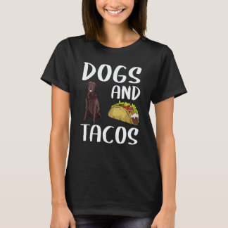 T-shirt Chiens Et Tacos Chesapeake Bay Retriever Mexicain