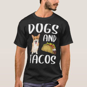 T-shirt Chiens Et Tacos Pembroke Gallois Corgi Mexicain