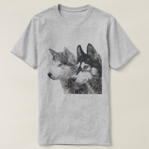 T-shirt Chiens Husky Sibérien