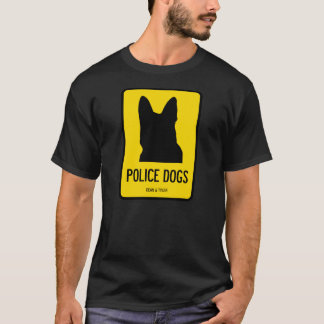 T-shirt "chiens policiers" 2-Sided