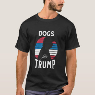 T-shirt Chiens pour Trump 2024 Reprendre l'Amérique Électi