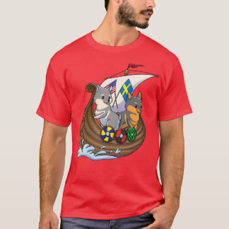 T-shirt Chiens viking Clou gris
